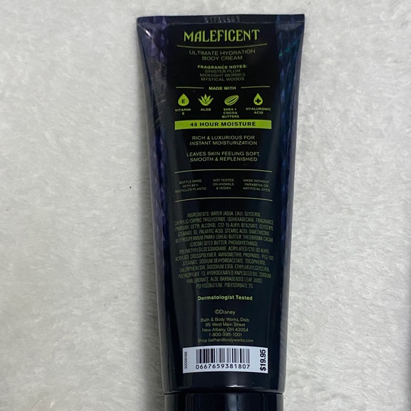 Bath & Body Works Disney Villains Body Cream Set - Black and Purple - Picture 3 of 8